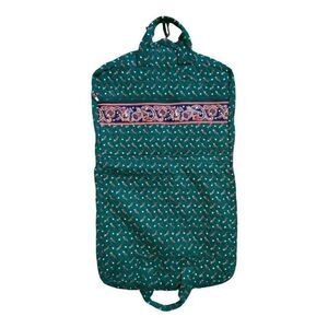 Vera Bradley GOLF GREEN Garment Travel Bag Retired Vintage 1995 EUC